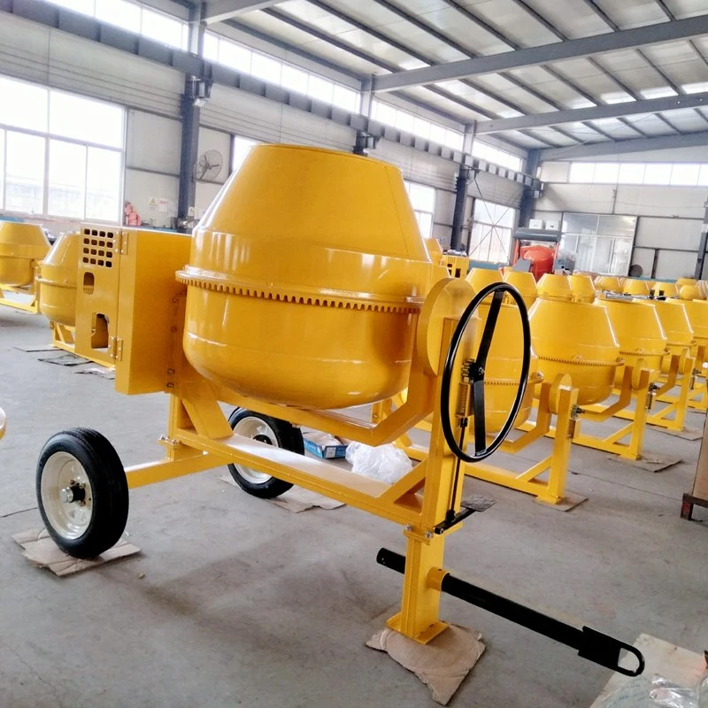 300L Diesel Gasoline Engine Mini Portable Concrete Mixer for Sale