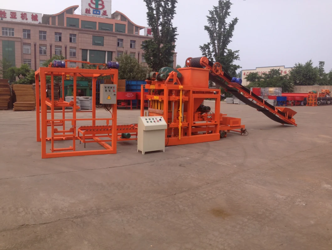 Qtj4-25 Cement Sand Electric Hollow Block Making Machine with High Output in 2021