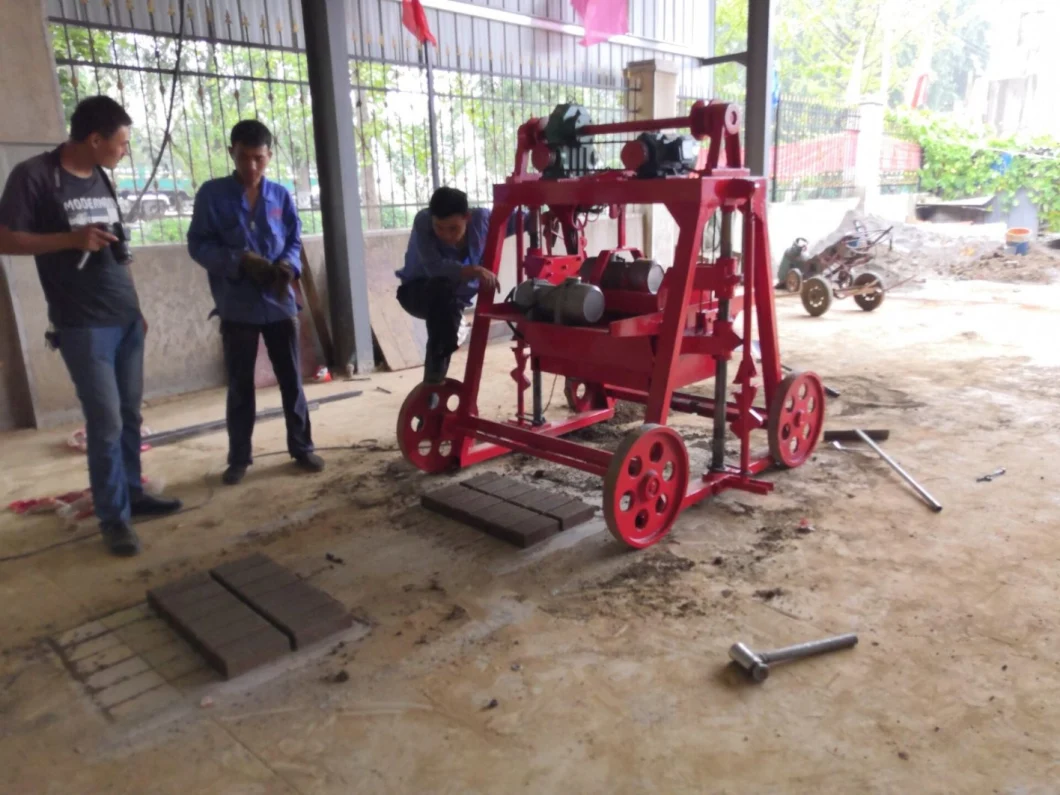 Qmy4-45 Diesel Egg Laying Concrete Block Machine Price Interlocking Manual Brick Making Machinery