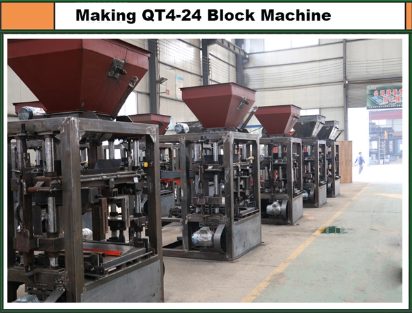 Vibrate and Electric Model Concrete Block Making Machine Qt4-24