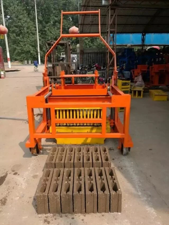 Diesel Engine Qm4-45 Cement Hollow Block Solid Brick Making Machine