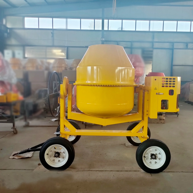 Diesel Engine Self Loading Concrete Mixer with Lift and Hopper