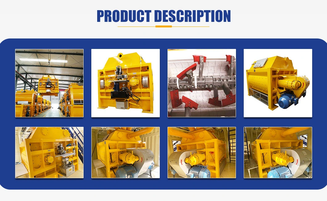 High-Grade, Dry-Hard, Semi-Dry-Hard, Plastic Concrete, Vertical Shaft Planetary Mixer