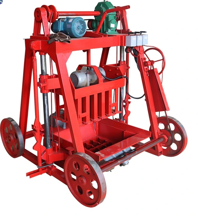 Qmy4-45 Diesel Egg Laying Concrete Block Machine Price Interlocking Manual Brick Making Machinery