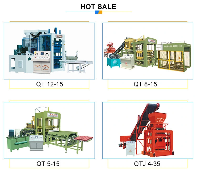 Vibrate and Electric Model Concrete Block Making Machine Qtj4-40