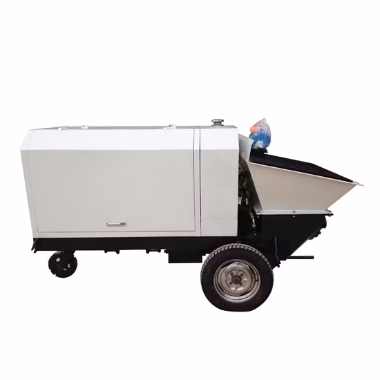 Petites mini-pompes à béton diesel électriques chinoises