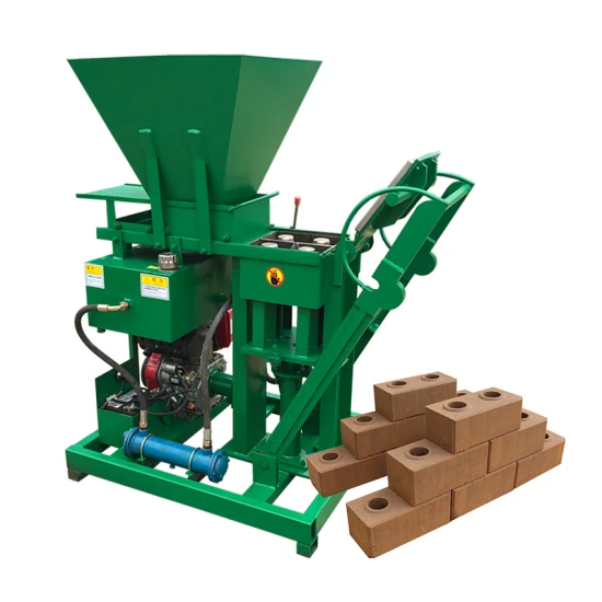 Shm2-25 Interlocking Clay Mud Eco Brick Making Machine Machines de bloc de terre Diesel du sol comprimé au Nigeria