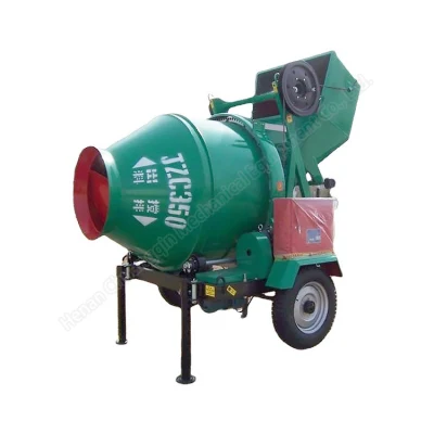 Bétonnière de qualité supérieure avec ascenseur Jzc350 Bétonnière Jzc350 Litre Bétonnière Tambour Rotatif Bétonnière Moteur Diesel 350L Construction Mixer Jzc350